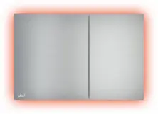 Кнопка управления с подсветкой Alcaplast Flat Alunox Air Light для системы инсталляции