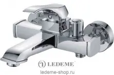 Смеситель для ванны и душа LEDEME L3242 короткий излив