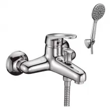 Смеситель для ванны и душа Lemark Omega LM3102C короткий излив
